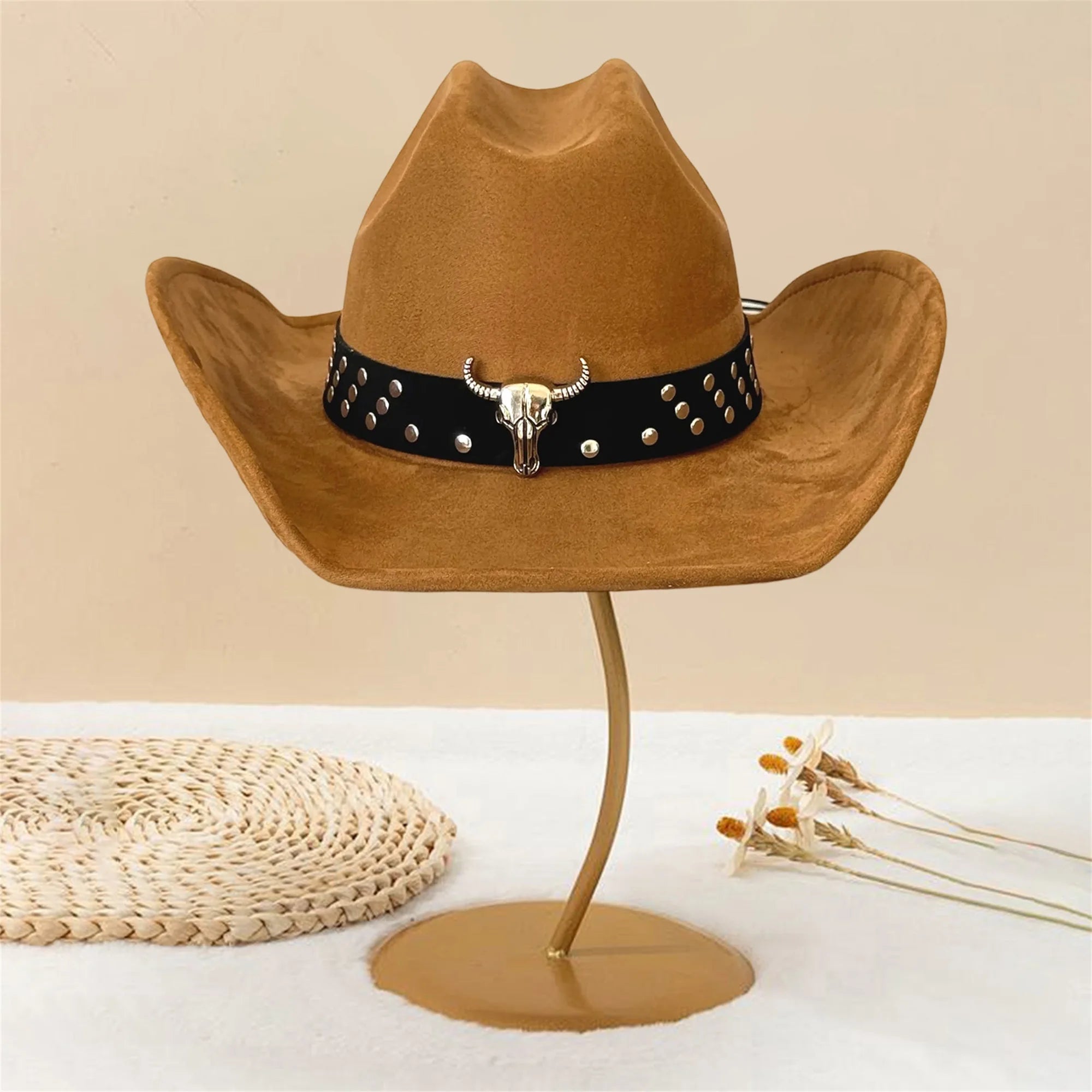 Bull Head Cowboy Hat